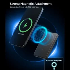 POWERBANK MAGAFE SPIGEN EA2205MQ ESSENTIAL 5000MAH 22.5W QI2 CZARNY