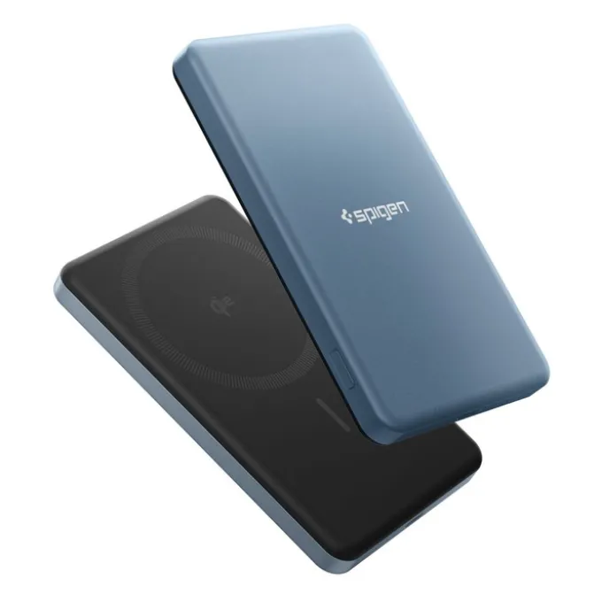 POWERBANK SPIGEN EA2205MQ ESSENTIAL MAGSAFE 5000MAH 22.5W QI2 TEAL BLUE