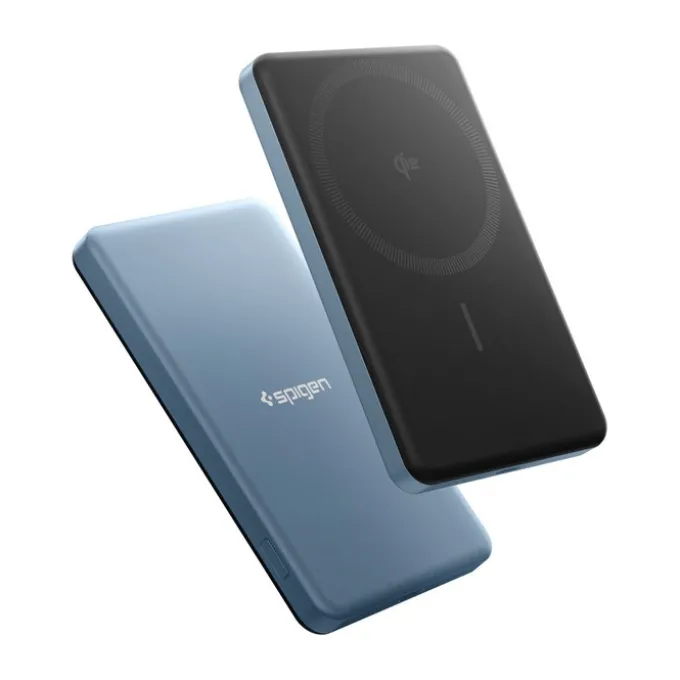 POWERBANK SPIGEN EA2205MQ ESSENTIAL MAGSAFE 5000MAH 22.5W QI2 TEAL BLUE
