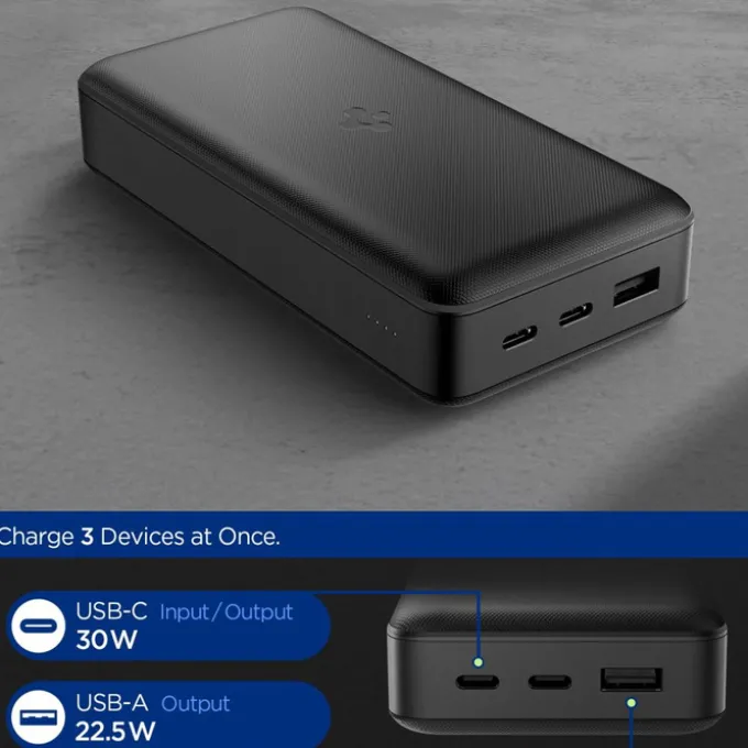POWERBANK SPIGEN EA3030 POWER BANK 30000 MAH 30W BLACK