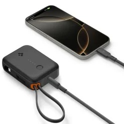 POWERBANK SPIGEN ESSENTAIL EA3010BT POWER BANK 10000 MAH 30W BLACK