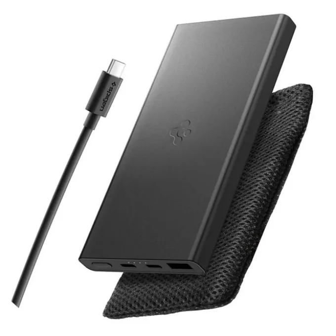 POWERBANK SPIGEN ESSENTAIL EA2210 POWER BANK 10000 MAH 22.5W BLACK