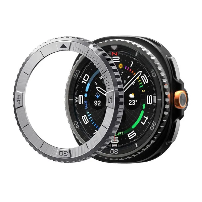 RAMKA SPIGEN SAMSUNG GALAXY WATCH 8 CLASSIC 46MM BEZEL TUNE PILOT SILVER