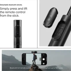 SELFIE STICK SPIGEN S541W BLUETOOTH TRIPOD BLACK