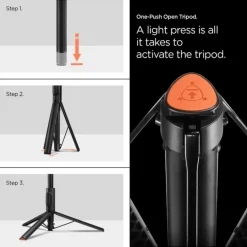 SELFIE STICK SPIGEN S541W BLUETOOTH TRIPOD BLACK