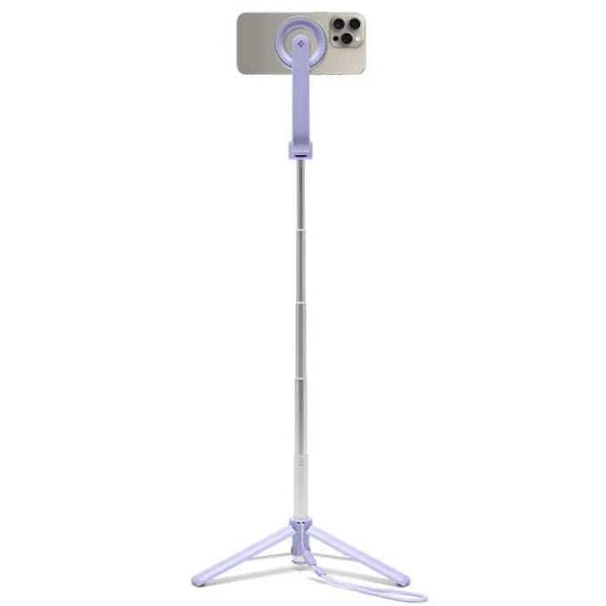 SELFIE STICK SPIGEN S571W MAGSAFE BLUETOOTH STATYW FIOLETOWY