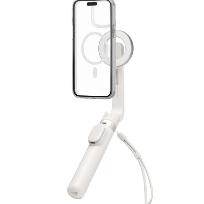 SELFIE STICK SPIGEN S571W MAGSAFE BLUETOOTH STATYW BEŻOWY