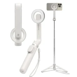 SELFIE STICK SPIGEN S571W MAGSAFE BLUETOOTH STATYW BEŻOWY
