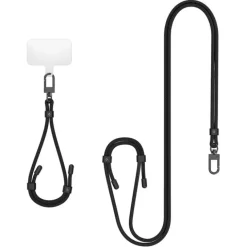 Smycz Spigen uniwersalna STRAP SET CROSSBODY & WRIST BLACK