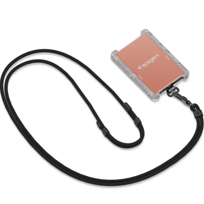 Smycz Spigen uniwersalna STRAP SET CROSSBODY & WRIST BLACK