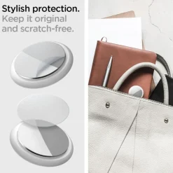 Spigen Airskin 4-Set Apple Airtag Folia Hydrożelowa Matte Clear