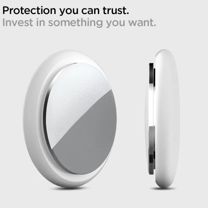 Spigen Airskin 4-Set Apple Airtag Folia Hydrożelowa Matte Clear