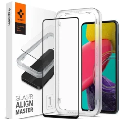 SPIGEN ALM GLASS FC GALAXY M53 5G Szkło hartowane BLACK