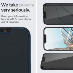 SPIGEN Apple iPhone 13 / 13 Pro / 17E / 16E 2-Pack Privacy Glass Szkło Hartowane