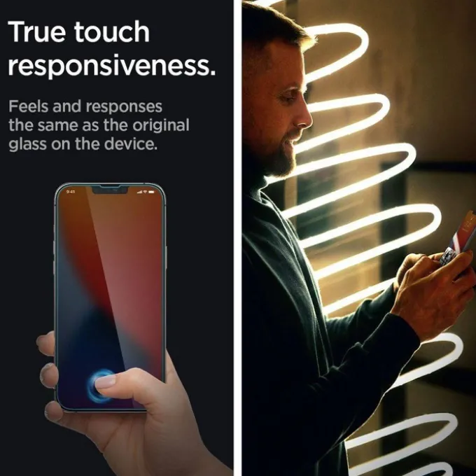 SPIGEN Apple iPhone 13 Pro Max GLAS.TR Slim Privacy Glass SZKŁO HARTOWANE
