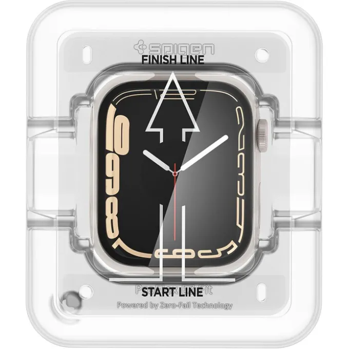 SPIGEN Apple Watch 7 (41 MM) Proflex ”Ez Fit” 2-Pack Szkło Hybrydowe
