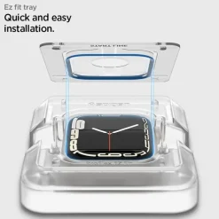 SPIGEN Apple Watch 7 (41 MM) Proflex ”Ez Fit” 2-Pack Szkło Hybrydowe