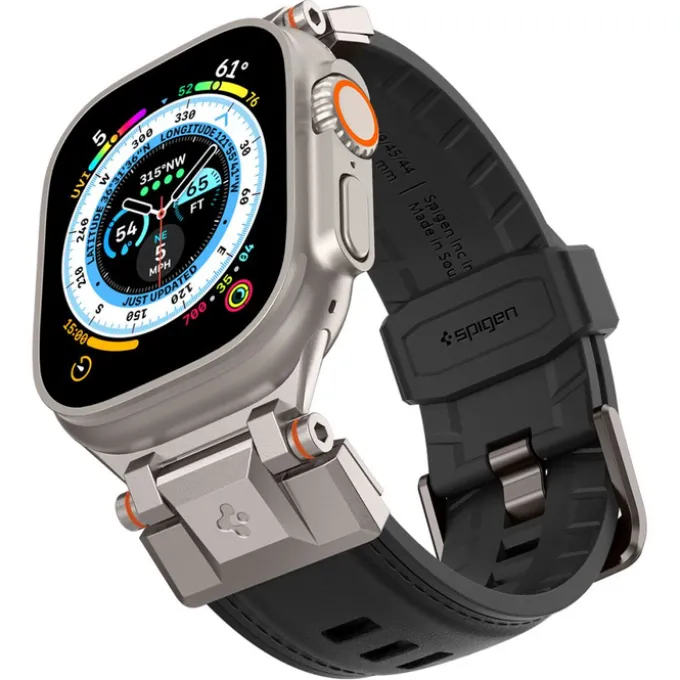 SPIGEN DURAPRO ARMOR PU APPLE WATCH 4 / 5 / 6 / 7 / 8 / 9 / SE / ULTRA 1 / 2 (42 / 44 / 45 / 49 MM) BLACK