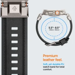 SPIGEN DURAPRO ARMOR PU APPLE WATCH 4 / 5 / 6 / 7 / 8 / 9 / SE / ULTRA 1 / 2 (42 / 44 / 45 / 49 MM) BLACK