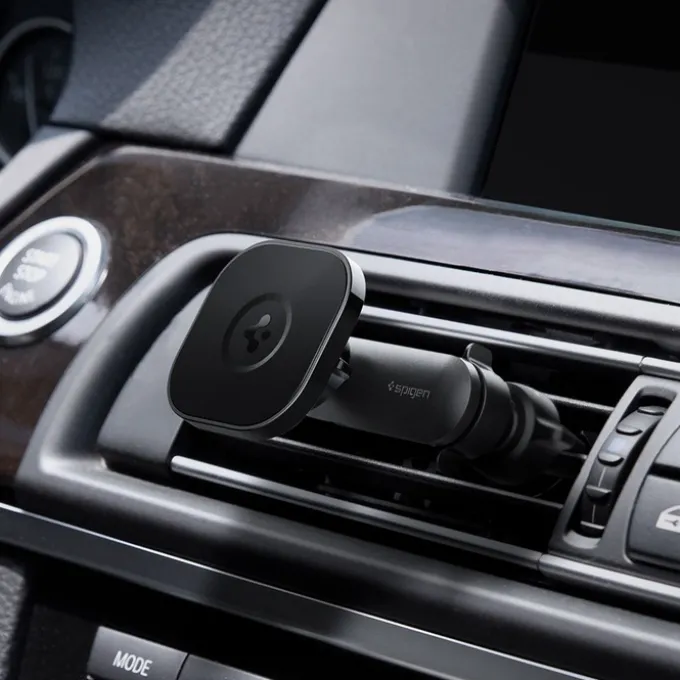 Spigen ITS12 Magnetic Uchwyt Do Kratki Magsafe Vent Car Mount Black