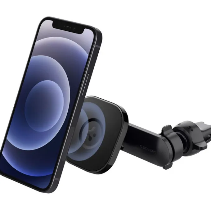 Spigen ITS12 Magnetic Uchwyt Do Kratki Magsafe Vent Car Mount Black