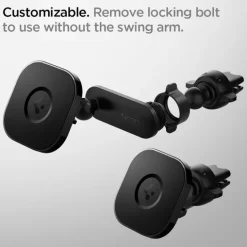 Spigen ITS12 Magnetic Uchwyt Do Kratki Magsafe Vent Car Mount Black