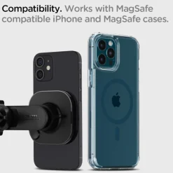 Spigen ITS12 Magnetic Uchwyt Do Kratki Magsafe Vent Car Mount Black