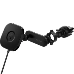Spigen Its12 W Onetap Magnetic Magsafe Vent Car Charger 7.5 W Uchwyt Do Kratki Black