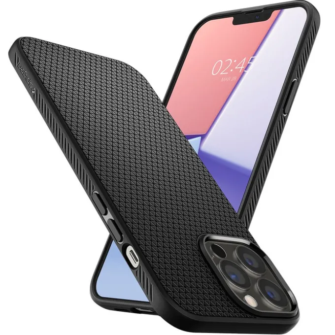 Spigen Liquid Air iPhone 13 Pro Max Etui Matte Black Case