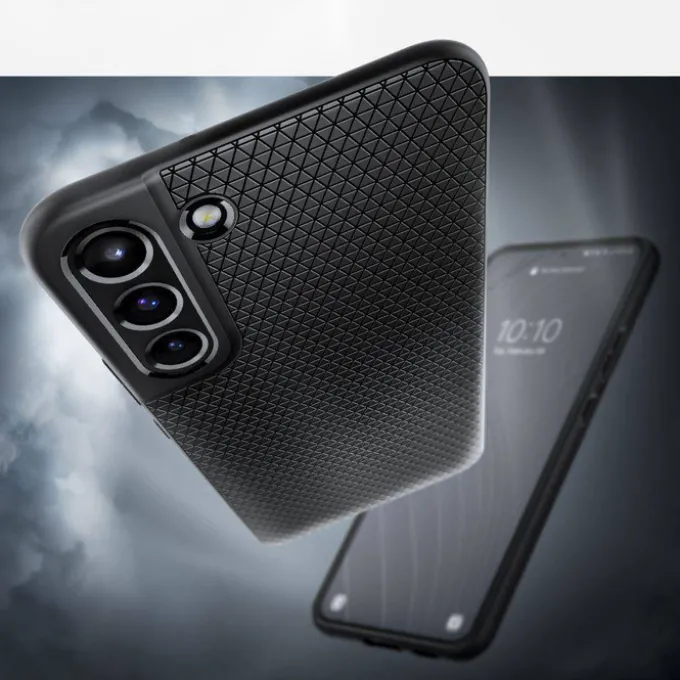 SPIGEN Liquid Air S22 PLUS ETUI MATTE Czarny Case