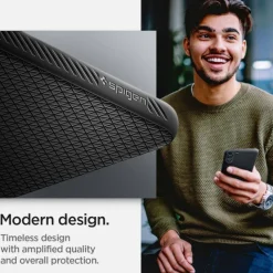 SPIGEN Liquid Air S22 PLUS ETUI MATTE Czarny Case