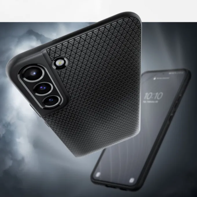 SPIGEN Liquid Air S22 PLUS ETUI MATTE Czarny Case
