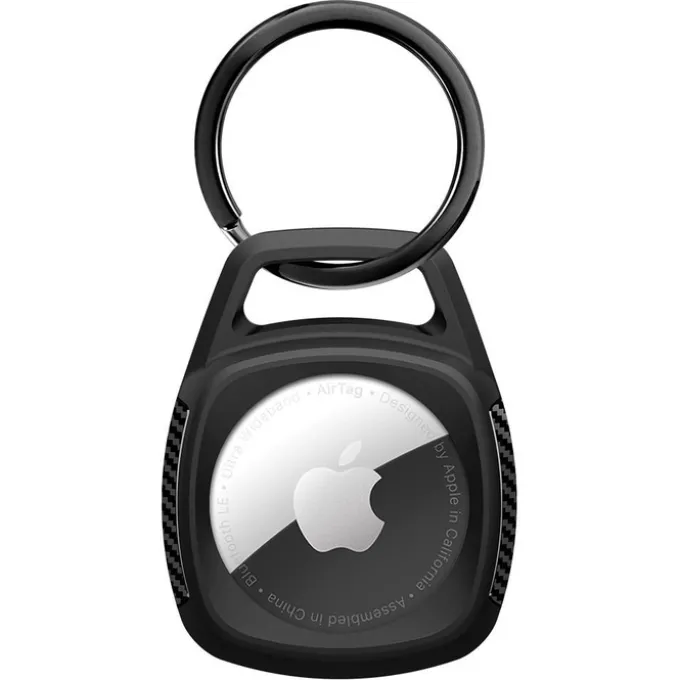 SPIGEN Rugged Armor Apple Airtag Etui Matte Black Case