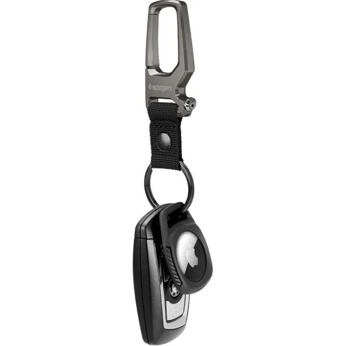 SPIGEN Rugged Armor Apple Airtag Etui Matte Black Case