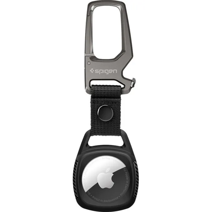 SPIGEN Rugged Armor Apple Airtag Etui Matte Black Case