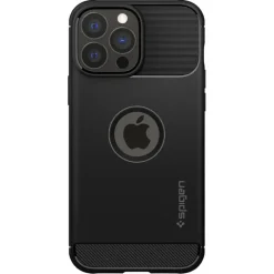 Spigen Rugged Armor iPhone 13 Pro Max Etui Matte Black Case