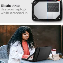 Spigen RUGGED ARMOR POUCH ”PRO” LAPTOP 15-16 ETUI BLACK