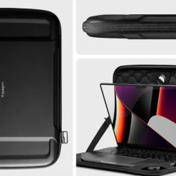Spigen RUGGED ARMOR POUCH ”PRO” LAPTOP 15-16 ETUI BLACK