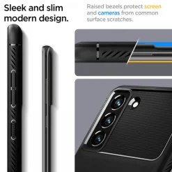 Spigen Rugged Armor S21 FE Matte Black Case