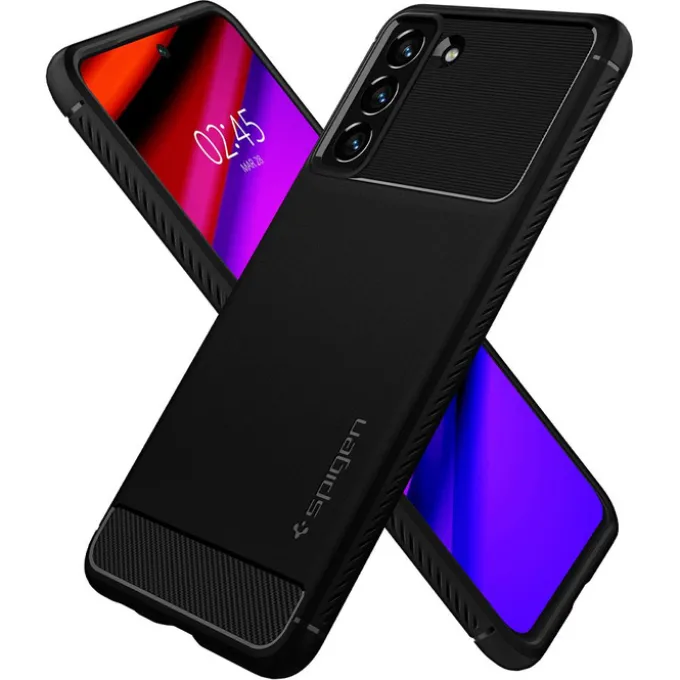 Spigen Rugged Armor S21 FE Matte Black Case