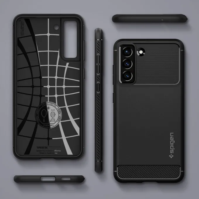 Spigen Rugged Armor S21 FE Matte Black Case
