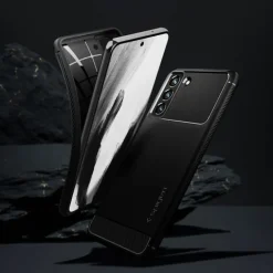 Spigen Rugged Armor S21 FE Matte Black Case