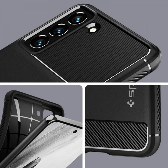 Spigen Rugged Armor S21 FE Matte Black Case