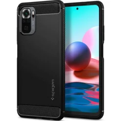 SPIGEN Rugged Armor Xiaomi Redmi Note 10 / 10S Etui Matte Black Case