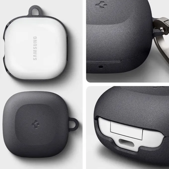 SPIGEN Samsung Galaxy Buds 2 Live Pro Geo Fit Etui Szary Case