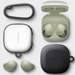 SPIGEN Samsung Galaxy Buds 2 Live Pro Geo Fit Etui Szary Case