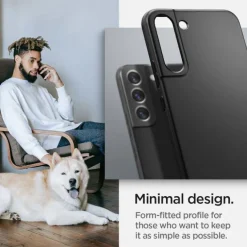 SPIGEN Thin Fit S22 ETUI Czarne Case