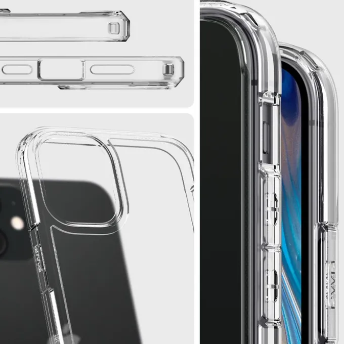 SPIGEN Ultra Hybrid iPhone 12 Mini Etui Clear przezroczyste Case