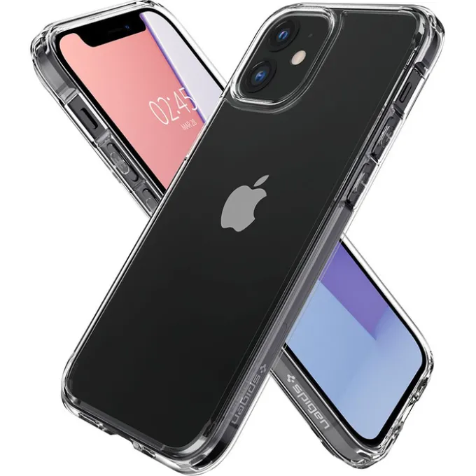 SPIGEN Ultra Hybrid iPhone 12 Mini Etui Clear przezroczyste Case