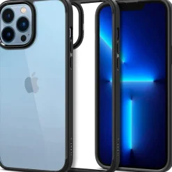 Spigen Ultra Hybrid iPhone 13 Pro Max Etui Matte Black Case